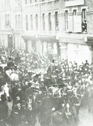 Charles Haddon Spurgeons begravningståg, West Norwood, London, 1892