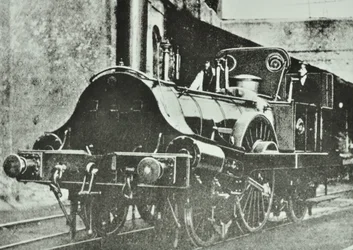 Great Eastern Railway (London och Blackwall-sektionen) Tanklokomotiv med en förare, 1860