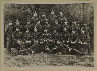 Gruppporträtt, möjligen Leicester Royal Horse Artillery, 1914-15