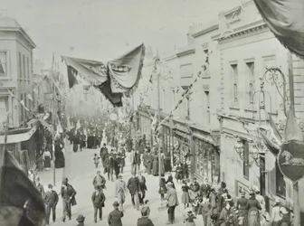 Hare Street: öppnande av Woolwich-färjan, 1889