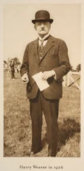 Harry Wearne 1926 (sepiafoto)