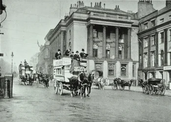 Hästbussar i Waterloo Place, 1895