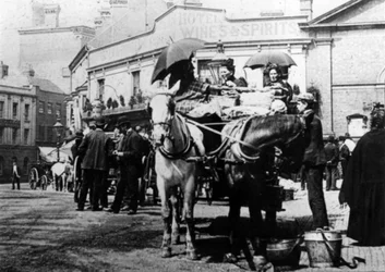 Hästhytter, Oxford Street, Kidderminster, 1910