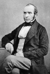 John Snow (1813-1858) engelsk läkare känd för sitt arbete inom epidemiologi, Autotype 1856, publicerad 1887 (autotype)