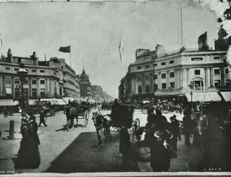 Oxford Circus, Westminster LB: look east, 1895