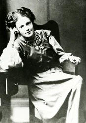 Porträtt av Mary Eleanor Gawthorpe, ca 1909