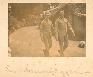 Porträtt av Richard Meinertzhagen av Bailey, i indiska fotografier av F.M. Bailey 1900-03 (sepiafoto)