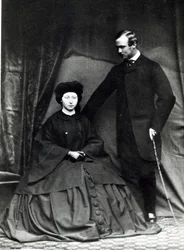 Prinsessan Alice och prins Ludwig av Hessen, 1860