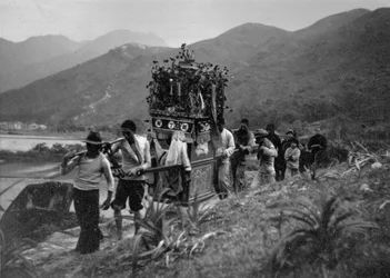 Procession i Hong Kong