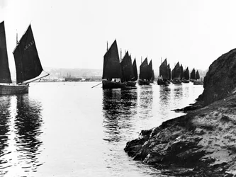 Regatta, Hayle Estuary, ca 1890