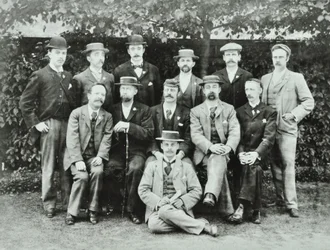 Rosendale Road School: grupper av lärare, 1897