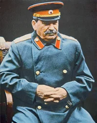Stalin vid Jaltakonferensen, februari 1945 (foto)