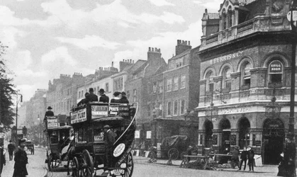 Cock Tavern, Highbury, cirka 1900