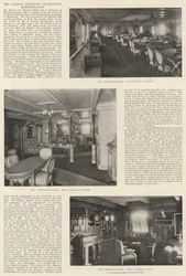 De tyska kejsarna Steam-Yacht Hohenzollern