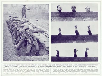 Handgranaten, från The Illustrated War News, publicerad 22 november 1939