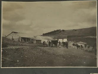 The Mess, troligen vid Sound Ranging träningsstation i Vosges, 1915
