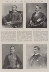 De nya kolonialguvernörerna