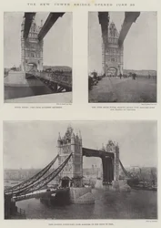 The New Tower Bridge, öppnade 30 juni