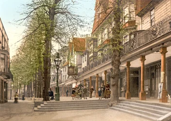 Pantiles i Tunbridge Wells, 1890-1900