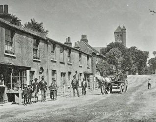 Tottenham Lane, Hornsey: fronthöjder, 1893