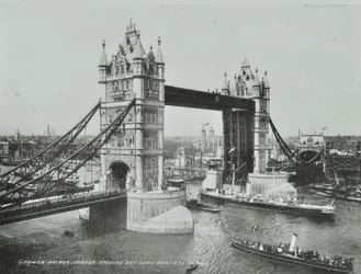Tower Bridge på dagen för dess öppning, 1894