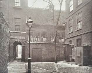 Utsikt över Barnards Inn, 1879