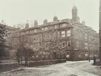 Utsikt över Clifford Inn, City of London, 1885