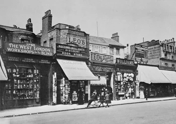 Utsikt över Notting Hill Gate, ca 1913