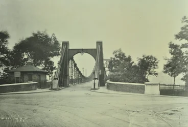 Utsikt över Old Lambeth Bridge, 1897