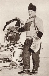William Lashly, från "South With Scott" av E.R.G.R. Evans, ca 1910-13 (bw-foto)