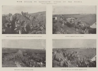 Med Buller till Ladysmith, Scener på Tugela