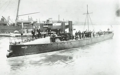 Yarrow and Company Shipbuilding Works, Isle of Dogs, torpedbåt nr. 80, London, 1887