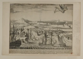 En karikatyr av det österrikiska tronföljdskriget, publicerad av G. Foster, London, 1743