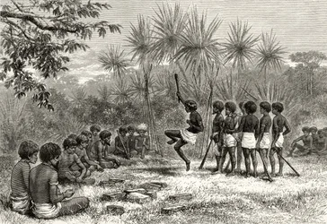 A Corroboree, c.1880, från 