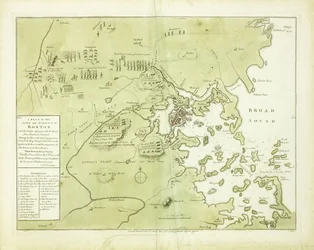 En plan för staden och hamnen i Boston och landet intill"