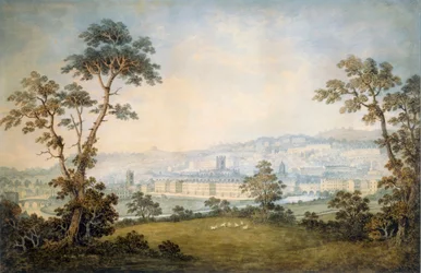 A View of Bath, c.1800 (wc på papper)
