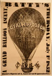 En stor ballonguppstigning, Battys, torsdagen den 1 juli 1852