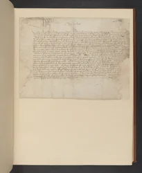 Ett brev skrivet av Henrik VII till riddaren Sir Gilbert Talbot, Add MS 46454, f.6r