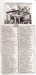 En prognosticering om W. Laud framlidne biskop av Canterbury skriven Ano Dom, 1641, som följaktligen har inträffat, 1645