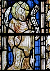 Ett söderfönster föreställande St Matthew
