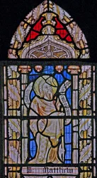 Ett söderfönster föreställande St Matthew