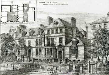 Abbey Place, St.Johns Wood, från The Building News, 18 januari 1878
