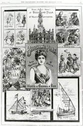 Annons för Beechams Pills, the Rosebud of Health, 1890
