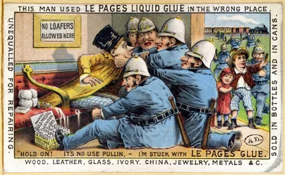 Annons för Le Pages Liquid Glue, c.1890