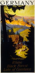 Annons för turism i Tyskland