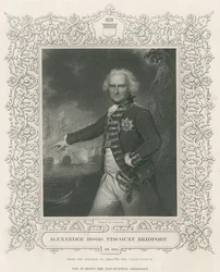 Alexander Hood, 1:e Viscount Bridport, illustration från 