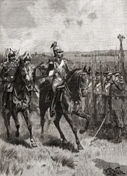 Alexander II av Ryssland inspekterar sin armé i Sevastopol under Krimkriget