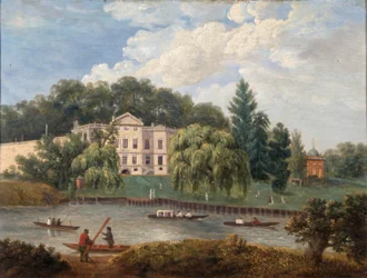 Alexander Popes House och Earl Ferrers House, Twickenham, Middlesex