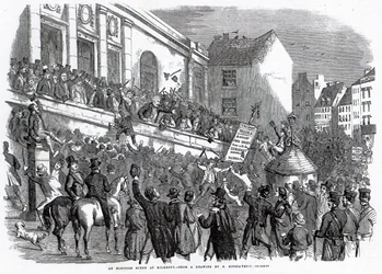 En valscen i Kilkenny, illustration från 