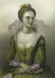 Anne av Danmark, drottning gemål av James I av Storbritannien, 1856